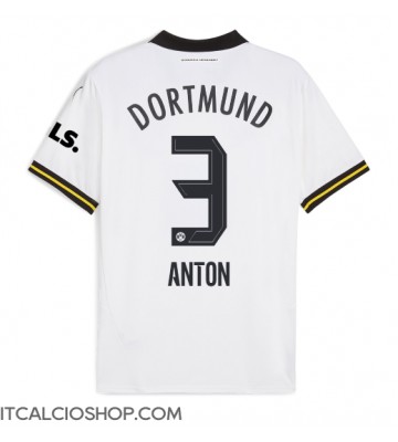 Borussia Dortmund Waldemar Anton #3 Terza Maglia 2024-25 Manica Corta
